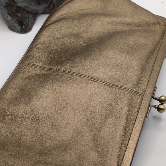 HOBO International Bronze Kisslock Clutch - Picture 8 of 8